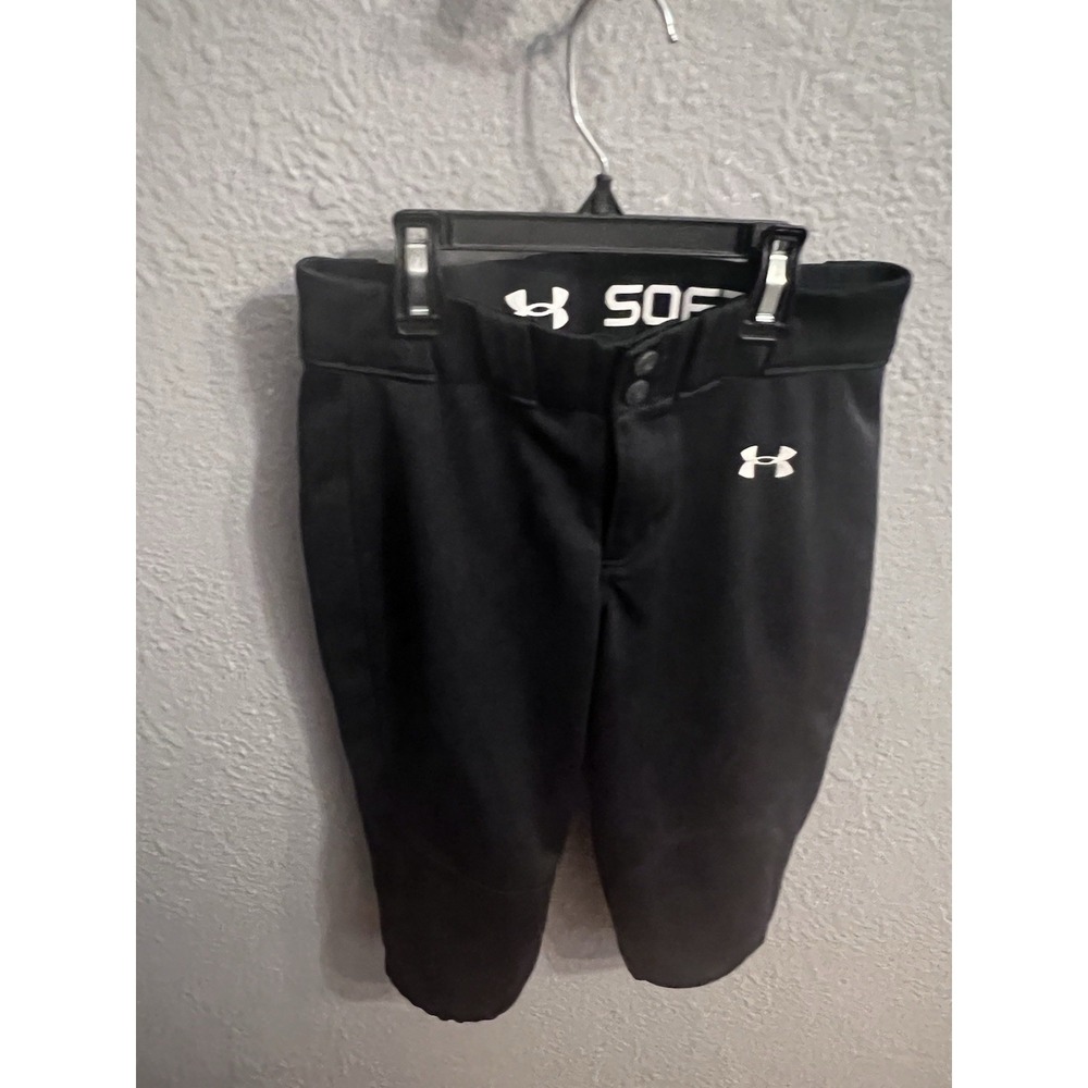 Under Armour Baseball Softball Half Pants Blackm Size Youth Medium